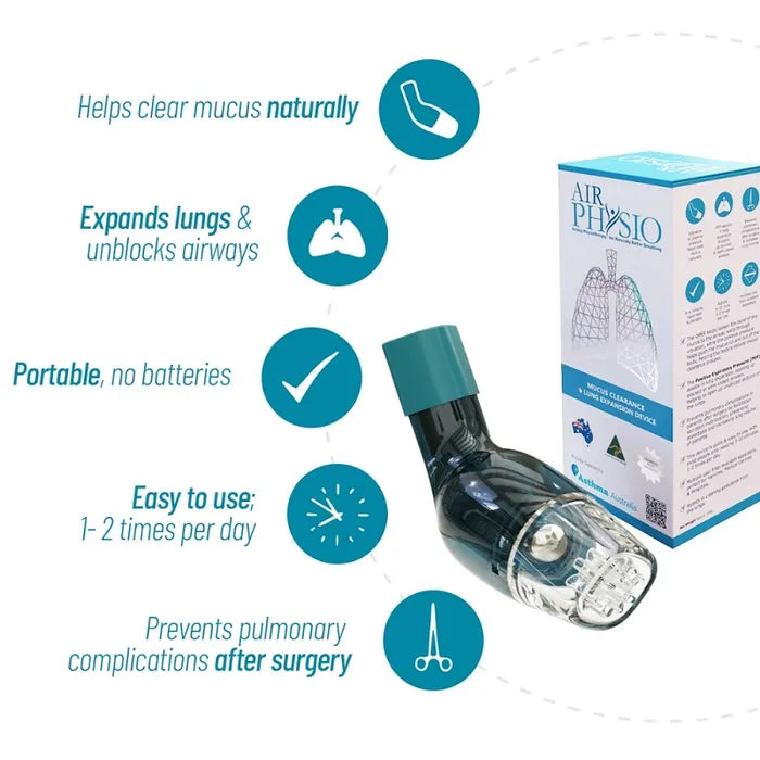 AirPhysio Mucus Clearance & Lung Expansion Device