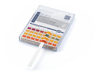 Macherey-Nagel, Lab-Grade pH Indicator Strips, Range: 0.0-14.0, 92110, 100/Box