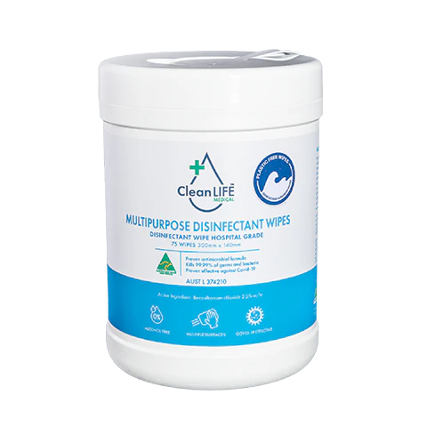 Multipurpose Disinfectant Wipes, 100 Wipes