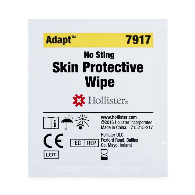 Hollister Adapt™ No-Sting Skin Protective Wipes (7917) Ostomy Care - 50 Box Each