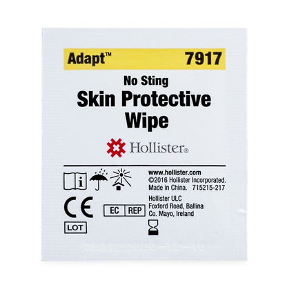 Hollister Adapt™ No-Sting Skin Protective Wipes (7917) Ostomy Care - 50 Box Each