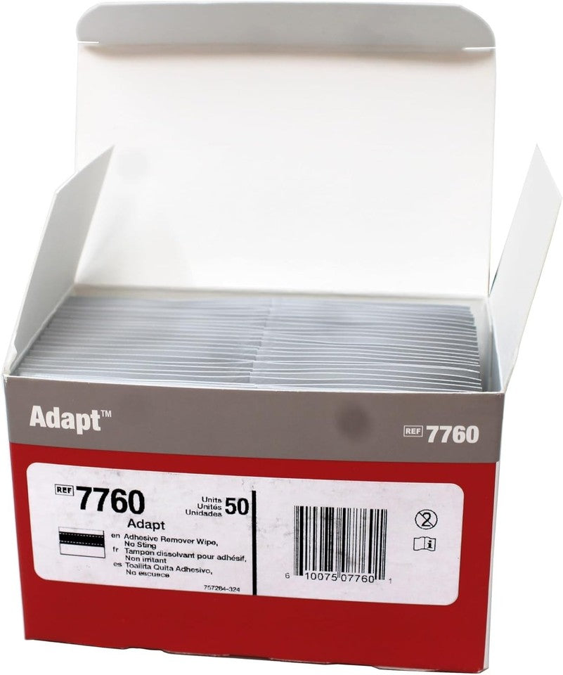 Hollister Adapt™ No-Sting Universal Adhesive Remover Wipes 7760 - 50 Box Each