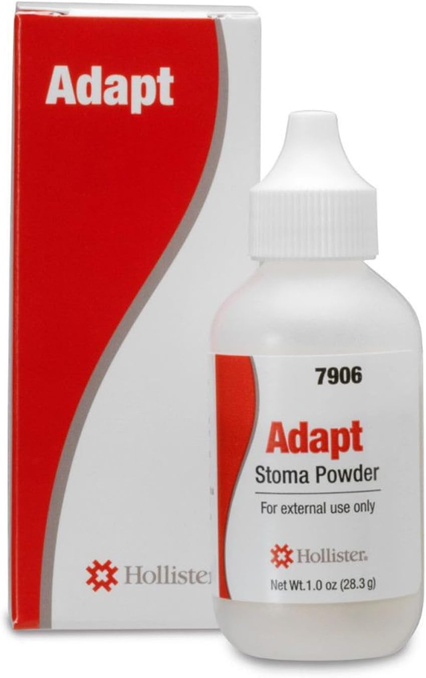 Hollister Adapt™ Stoma Powder 7906, Ostomy Care - 28g (1oz ) Puff Bottle, Each