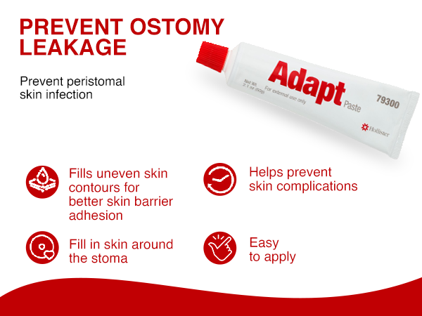 Hollister Adapt™ Skin Barrier Paste 79300, Ostomy Care, Sealing - 57g Tube Each