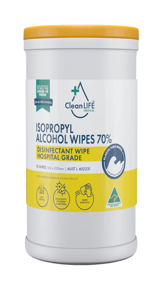 Isopropyl Alcohol Wipes 70%
