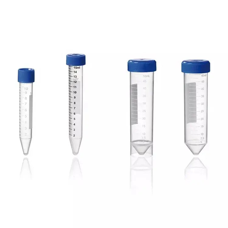 MLS Centrifuge Tube, 50mL, Conical, Sterile, Plastic, Individually-Wrapped - Pack of 50 Each