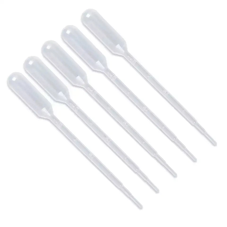 MLS Pasteur Pipette 1mL, Graduated, Plastic (Polyethylene) Non-Sterile -  Pack of 500 Each