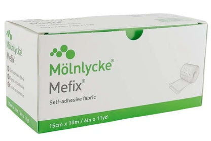 Molnlycke Mefix Self-Adhesive Fixation Fabric Tape 15cm x 10m (31599) - 1 Roll
