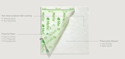 Molnlycke Mefix Self-Adhesive Fixation Fabric Tape 15cm x 10m (31599) - 1 Roll