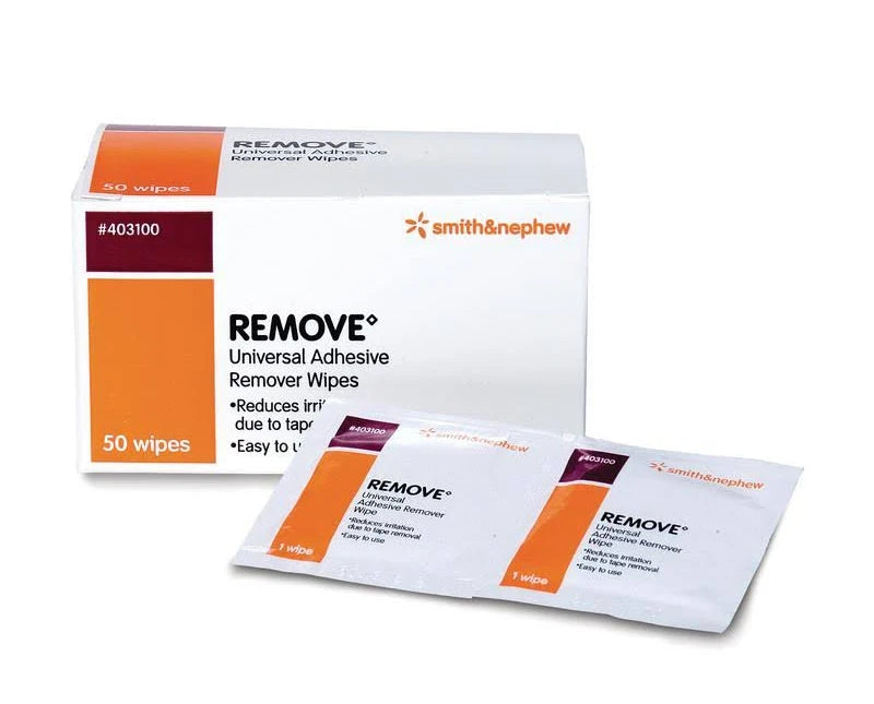 Smith+Nephew REMOVE adhesive remover wipes 50 pack