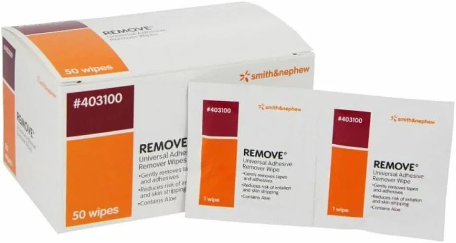 Smith+Nephew REMOVE medical adhesive remover wipe