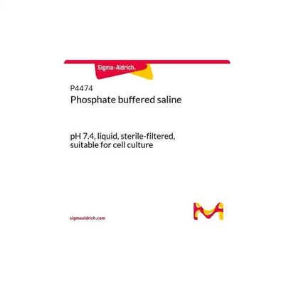 Sigma-Aldrich Phosphate Buffered Saline pH 7.4, Sterile (P4474-500ML) - 500mL