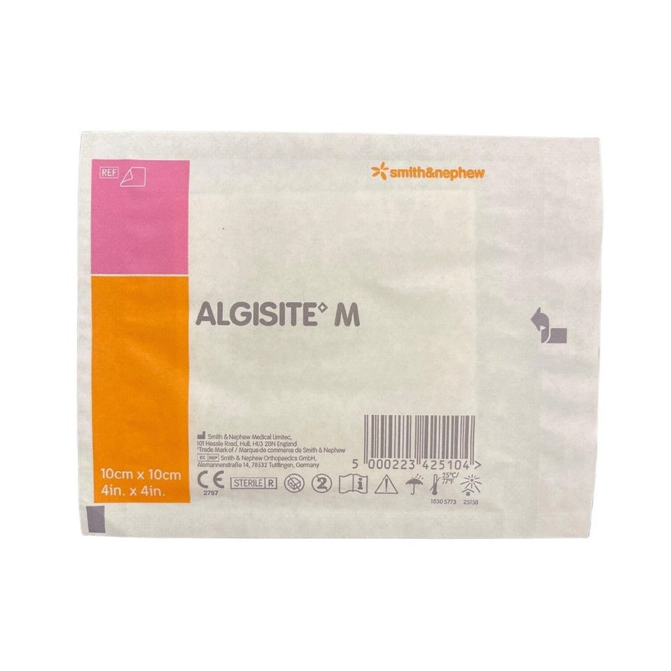 Smith+Nephew Algisite M Calcium Alginate Dressing 10cm x 10cm, 66000520 - 10/Box
