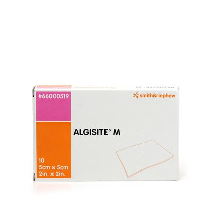 Smith+Nephew Algisite M Calcium Alginate Dressing 5cm x 5cm, 66000519 - 10/Box