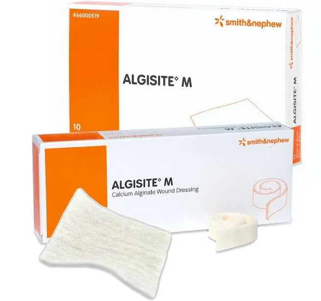 Smith+Nephew Algisite M Calcium Alginate Dressing 5cm x 5cm, 66000519 - 10/Box