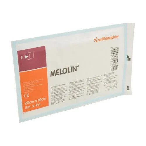 Smith+Nephew Melolin Non-Adhesive Dressing 10cm x 10cm (66974941) - 100 Box Each