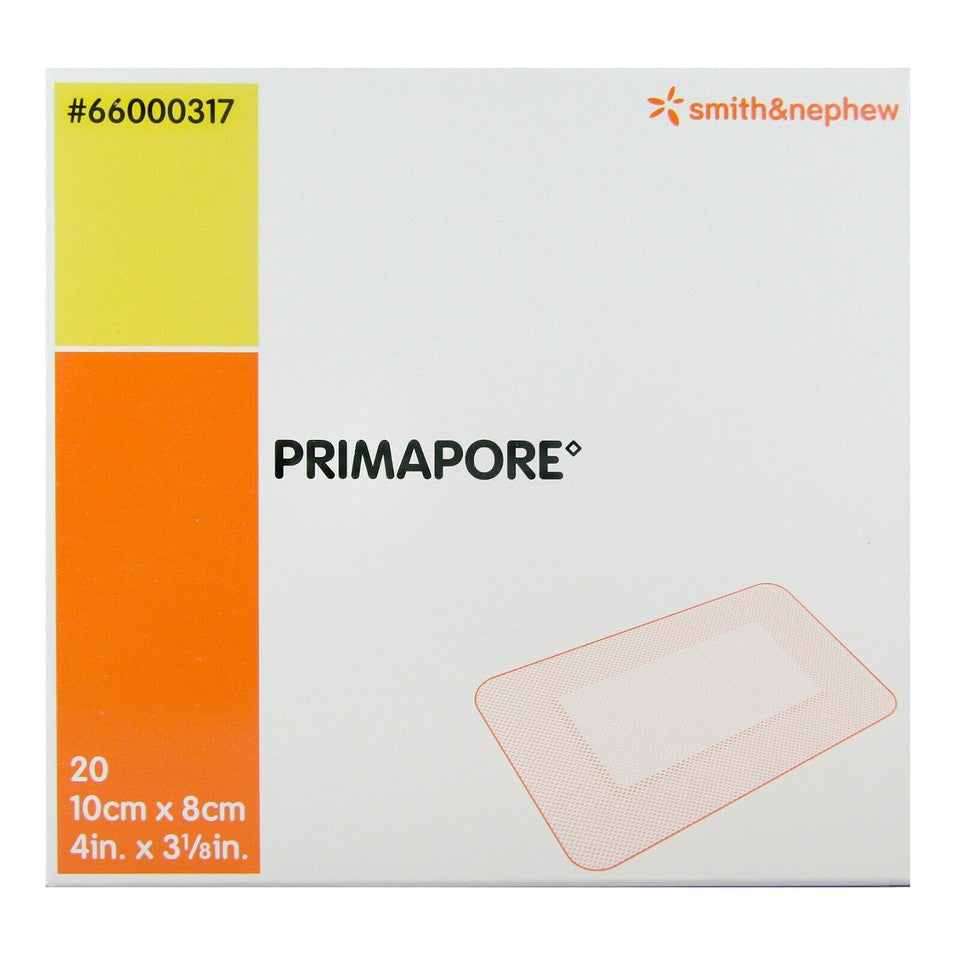 Smith+Nephew Primapore Island Dressing 10cm x 8cm (66000317) - 20 per Box Each