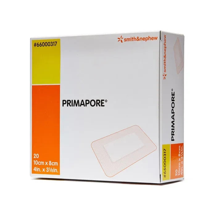 Smith+Nephew Primapore Island Dressing 10cm x 8cm (66000317) - 20 per Box Each