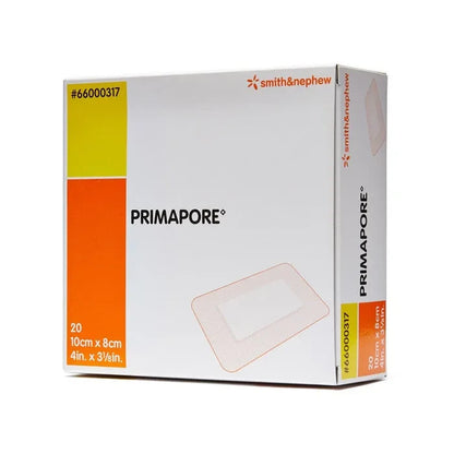 Smith+Nephew Primapore Island Dressing 10cm x 8cm (66000317) - 20 per Box Each