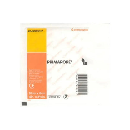 Smith+Nephew Primapore Island Dressing 10cm x 8cm (66000317) - 20 per Box Each