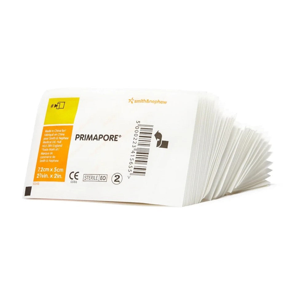 Smith+Nephew Primapore Island Dressing 7.2cm x 5cm (660003634) - 50 Box Each