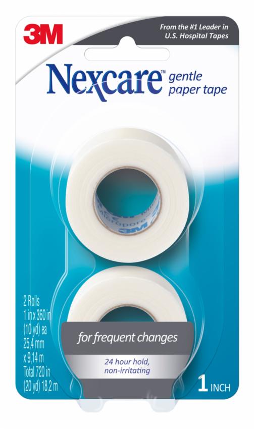 Nexcare Gentle Paper Tape Micropore White 25mm 2 Pack